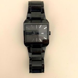 Armani exchange black watch